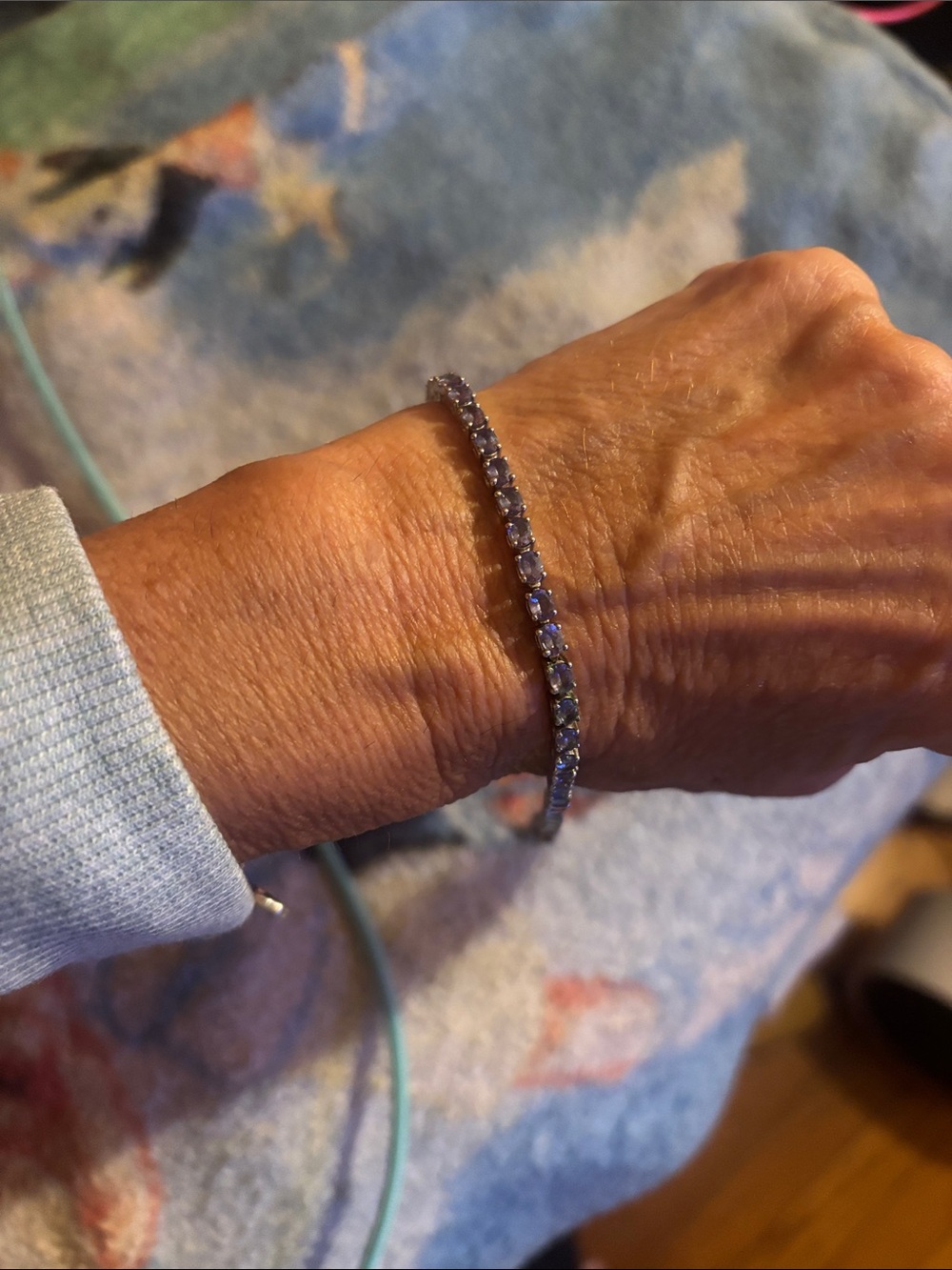 Tanzanite Stone Tennis Bracelet